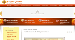 Desktop Screenshot of cicekcocuk.com